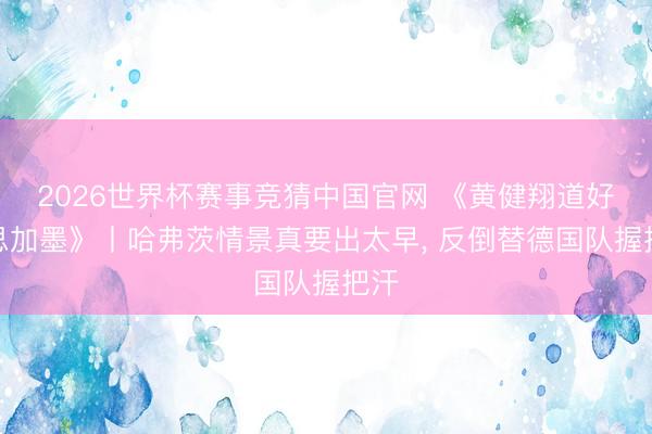 2026世界杯赛事竞猜中国官网 《黄健翔道好意思加墨》丨哈弗茨情景真要出太早, 反倒替德国队握把汗